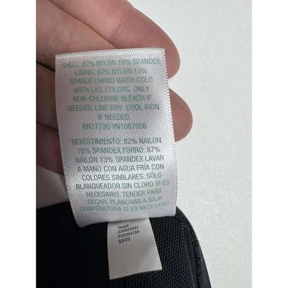 Kona Sol Women's High Coverage,High Waist Bikini Bottom Black. Size M - Picture 3 of 7